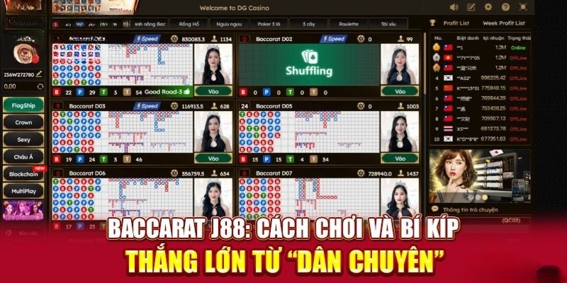 Cách chơi Baccarat trăm trận trăm thắng tại J88 